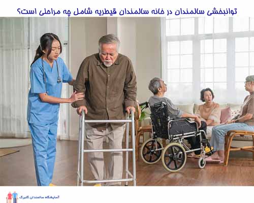 توانبخشی سالمندان در آسایشگاه سالمندان قیطریه باعث حفظ و بهبود سلامت عمومی و توانایی افراد سالمند است.