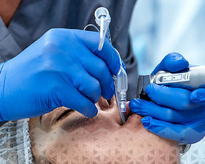فرآیند لوله‌گذاری از طریق بینی به معده با وارد کردن یک لوله نازک و انعطاف‌پذیر از بینی به معده، توسط پزشک متخصص انجام می‌شود.